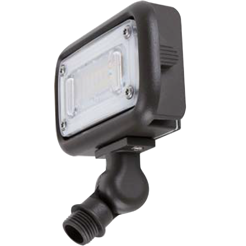 Image of the Superior Flood Light - side view, an efficient and powerful LED lighting product offered by Greenlogic. This product, with its rugged aluminum housing and UV resistant finish, is a testament to the superior quality and efficiency of our LED Lighting Solutions.