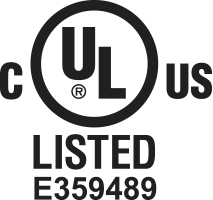 Image of the C UL US Listed certification mark, indicating that Greenlogic's LED Lighting Solutions have been tested and meet safety standards in both the United States and Canada. This certification underscores Greenlogic's commitment to providing safe and reliable LED Lighting Solutions.