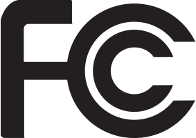 Image of the FCC (Federal Communications Commission) certification logo